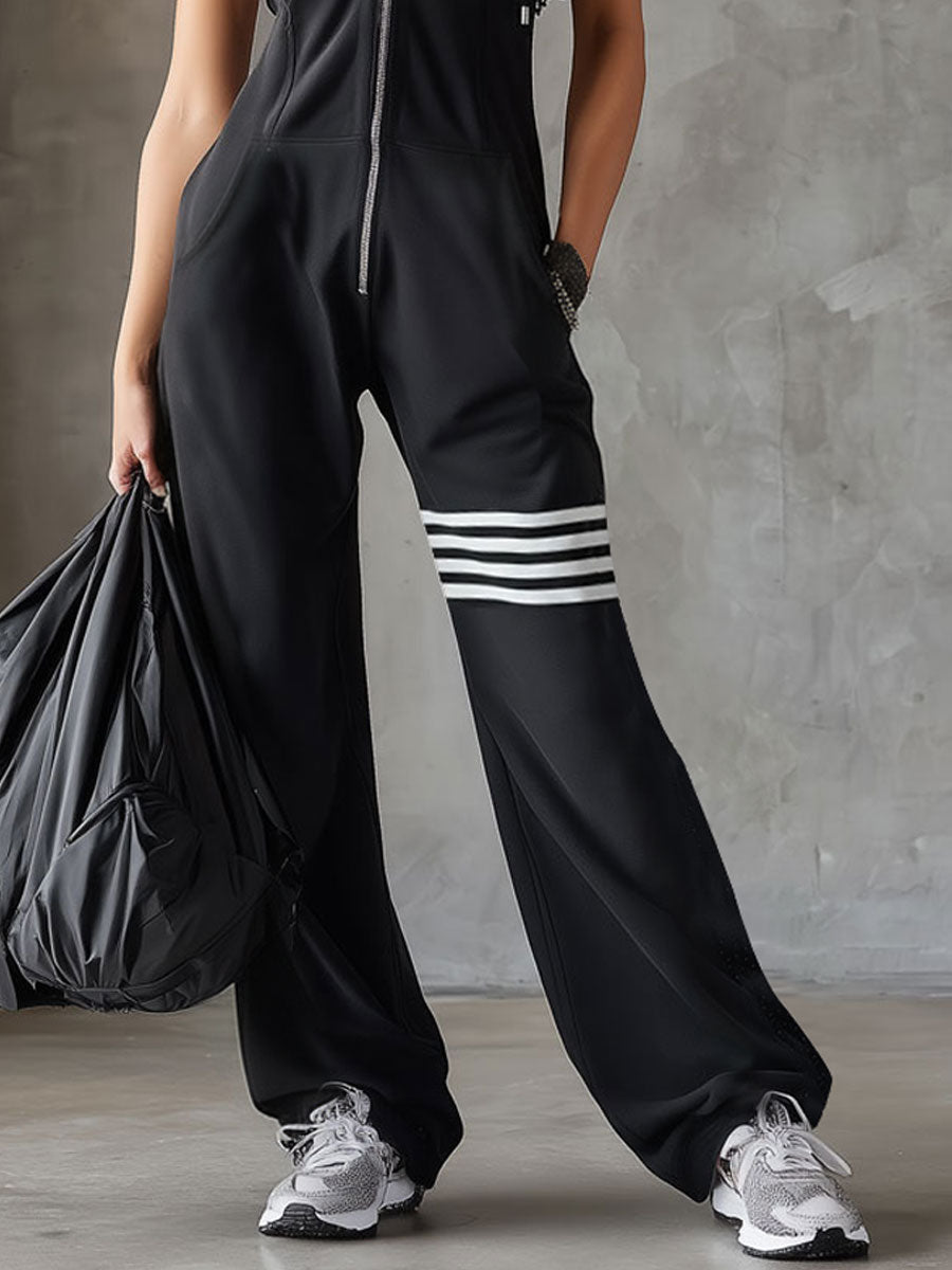 Renata | Sporty Hooded Jumpsuit