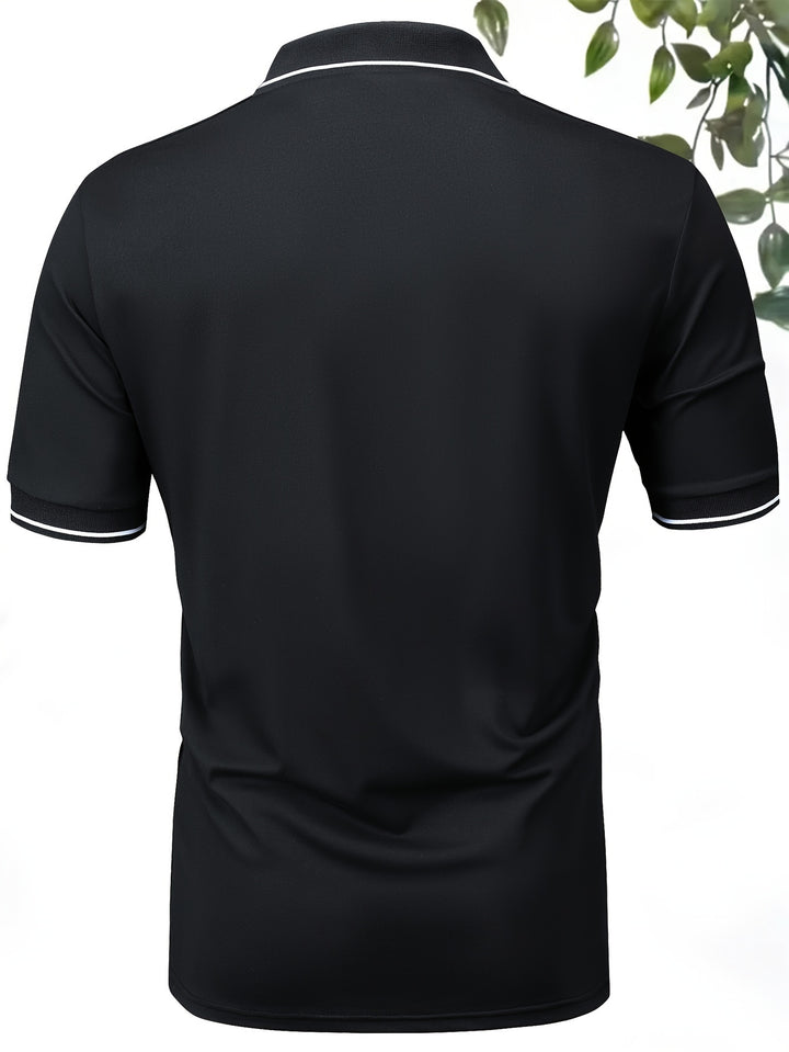 Larkin | Men's Knit Turn-Collar Polo