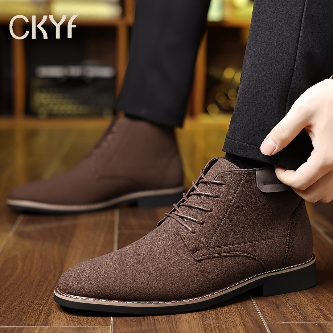 Harrington | Refined Lace-Up Ankle Boots