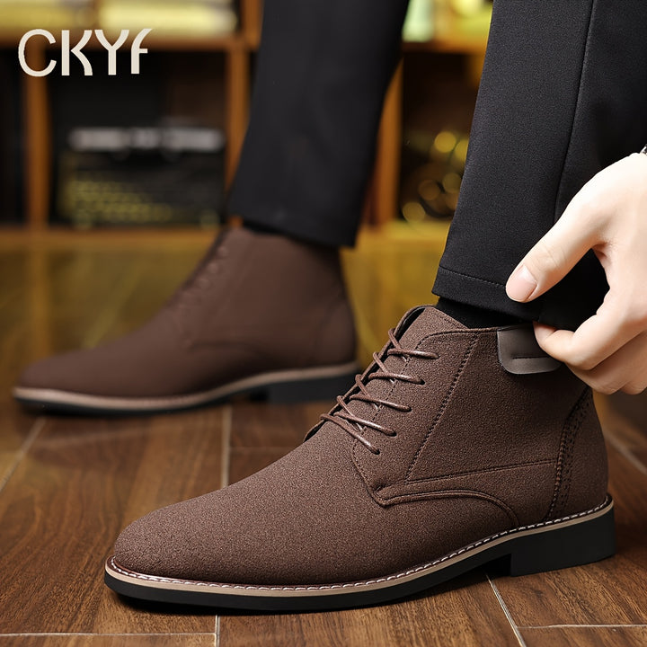 Harrington | Refined Lace-Up Ankle Boots