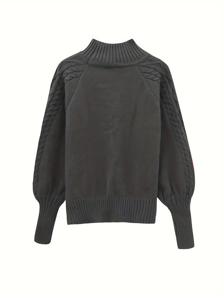 Adelia | Textured Cable-Knit Sweater