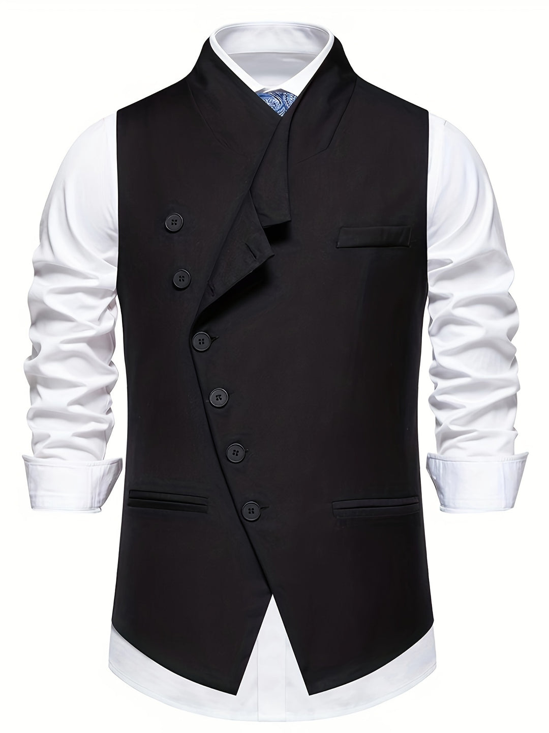 Chandler | Tailored Slant-Button Vest