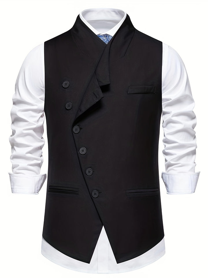 Chandler | Tailored Slant-Button Vest