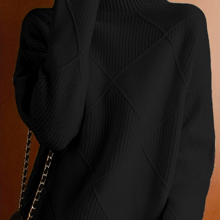 Cornelia | Cozy Textured Turtleneck Sweater