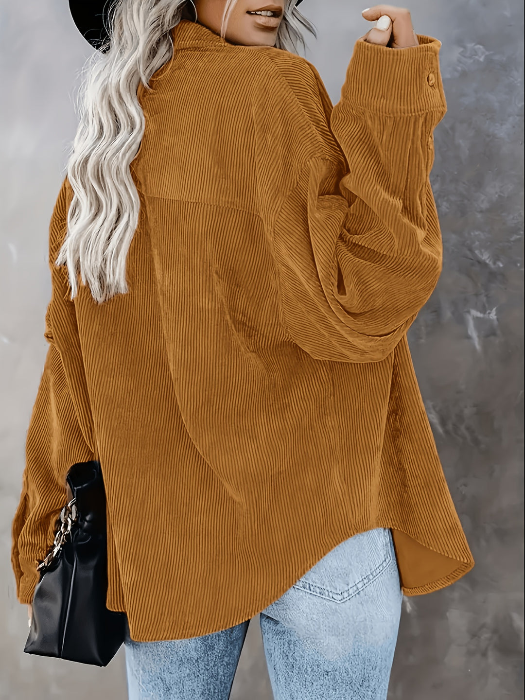 Pearl | Relaxed Textured Button-Up Shirt