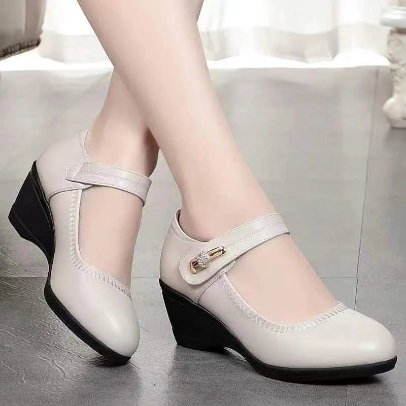 Eloise | Comfort Mid-Wedge Shoes
