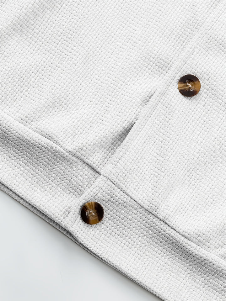 Spencer | Textured Button-Up Jacket