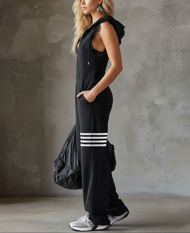 Renata | Sporty Hooded Jumpsuit
