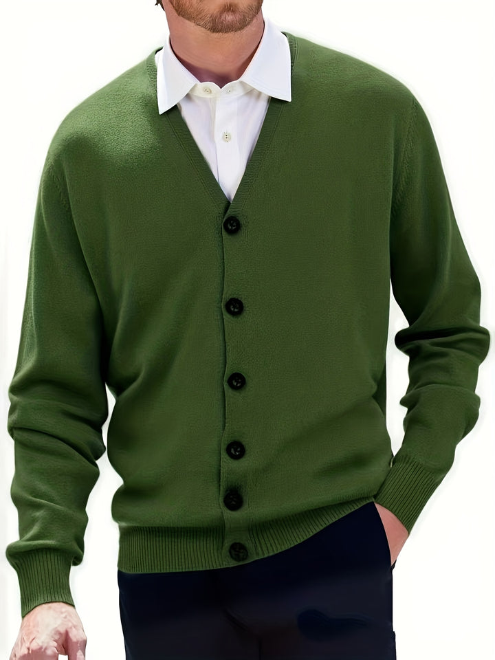 Theodore | Classic V-Neck Cardigan