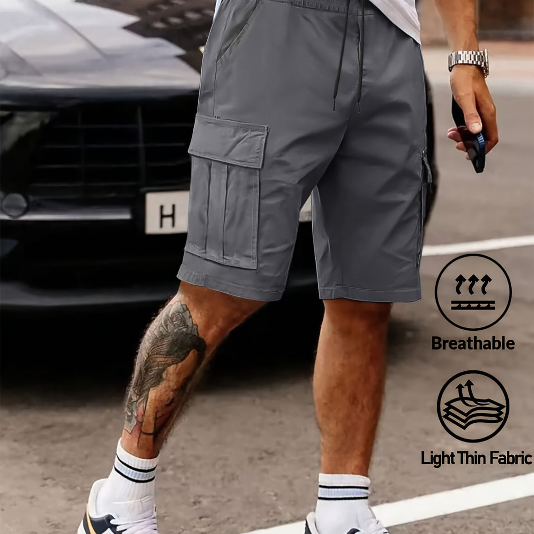 Reid | Men's Casual Multi-Pocket Workwear Shorts