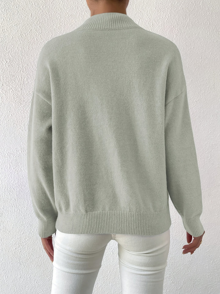Juniper | Relaxed Mock Neck Sweater