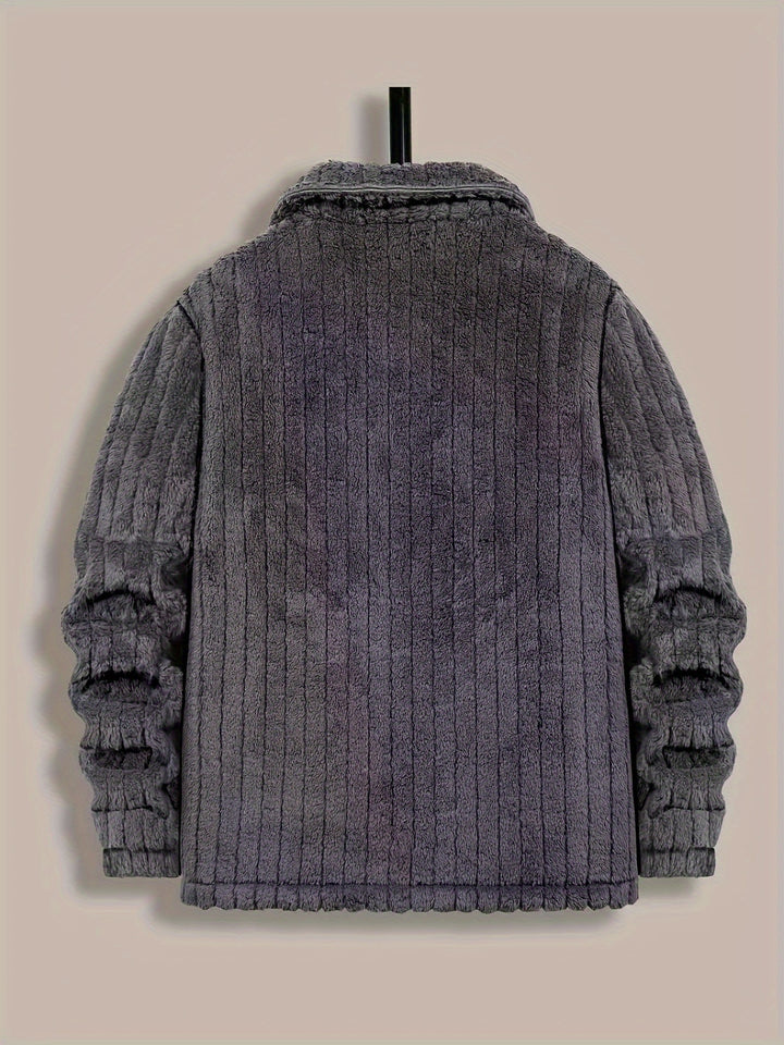 Cedric | Textured Button-Front Jacket