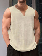 Quinn | Men's V-Neck Sleeveless Tank Top