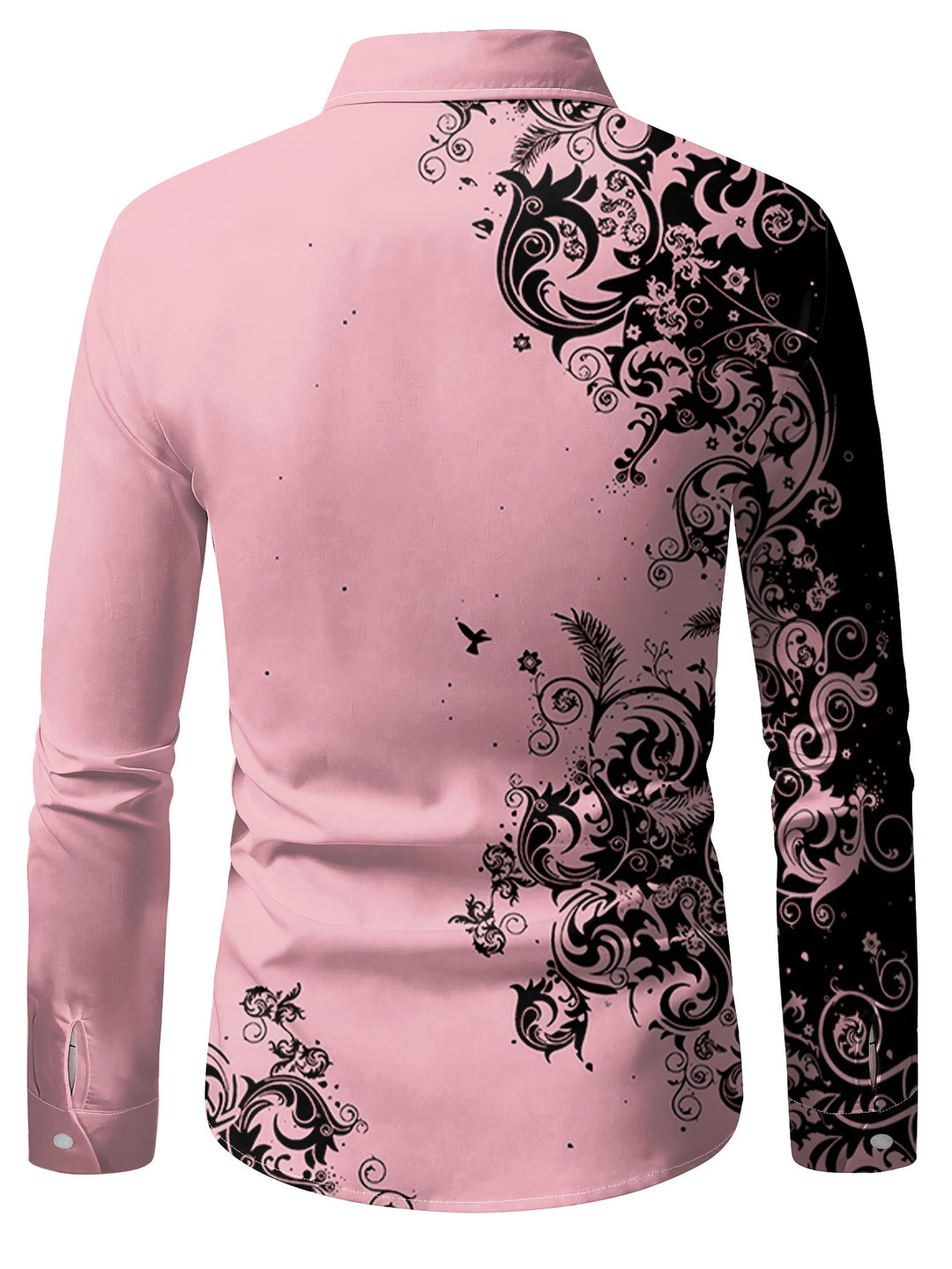 Walter | Men's Baroque Print Long Sleeve Shirt