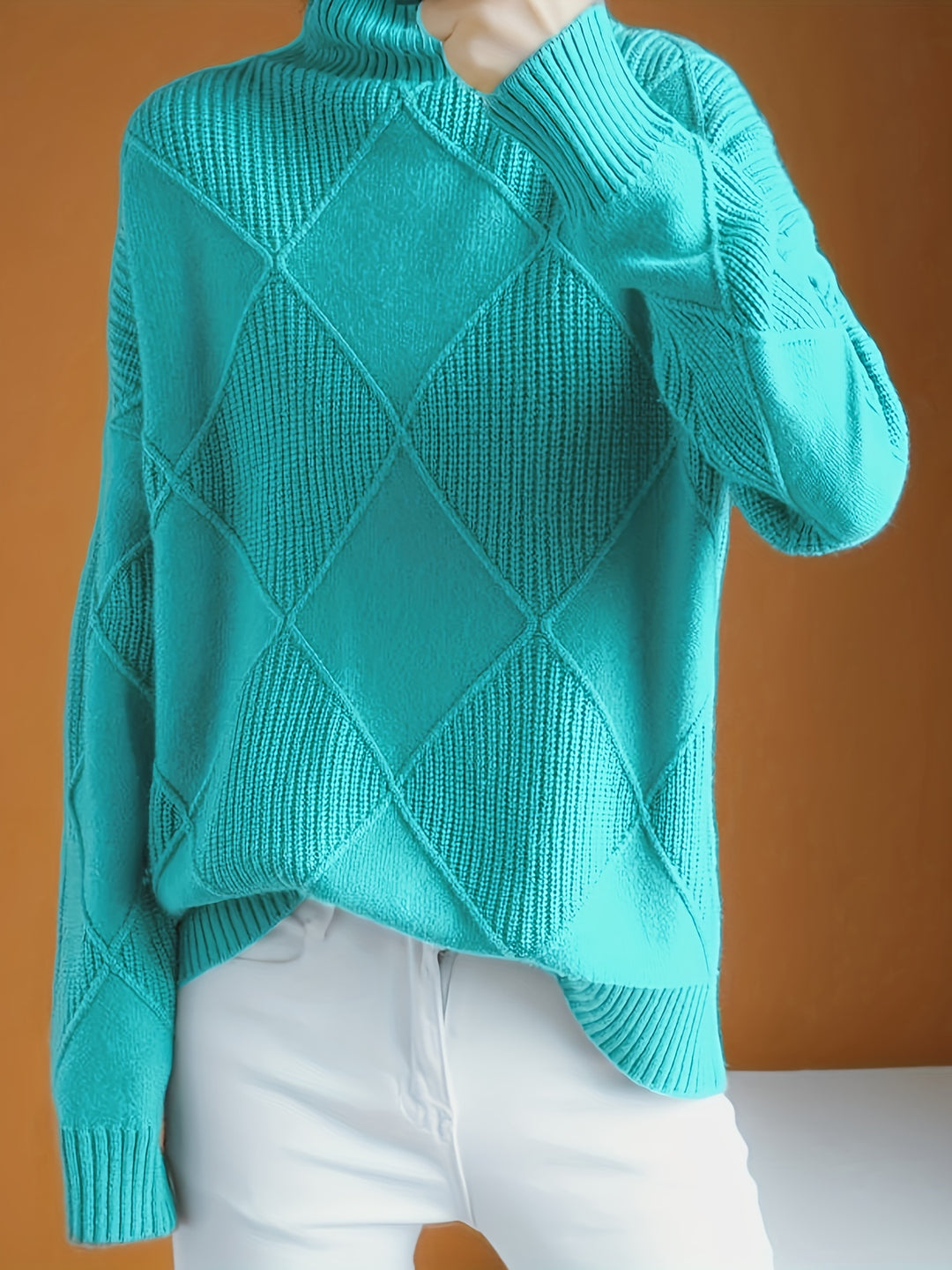 Cornelia | Cozy Textured Turtleneck Sweater