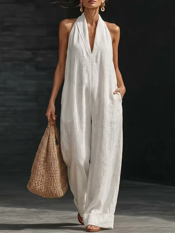 Solene | Relaxed Wide-Leg Jumpsuit