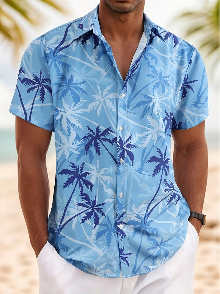 Reeves | Men's Beach Print Shirt