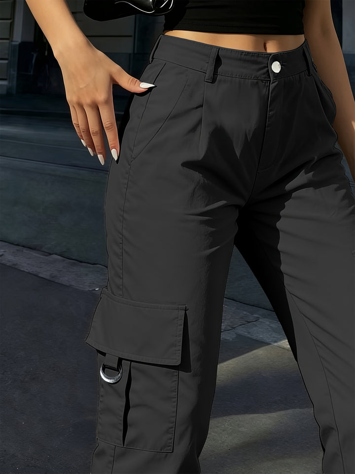 Sabine | High-Waisted Cargo Pants