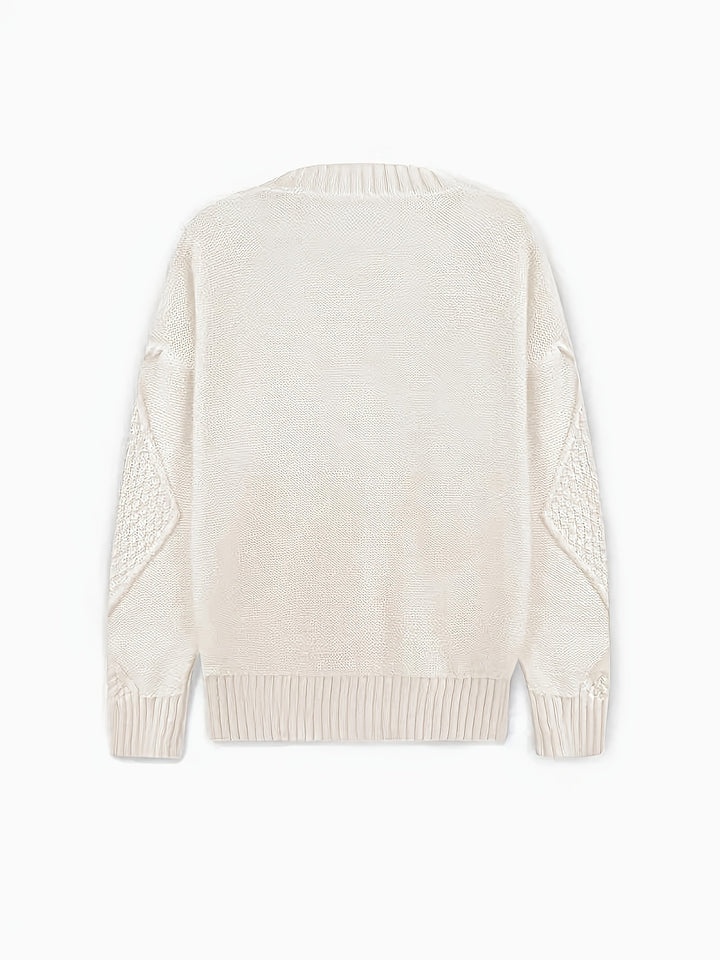 Estelle | Cable-Knit Button Cardigan