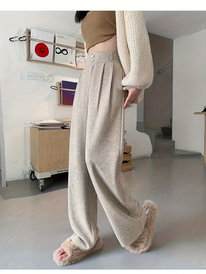 Rosanna | High-Waisted Wide-Leg Trousers