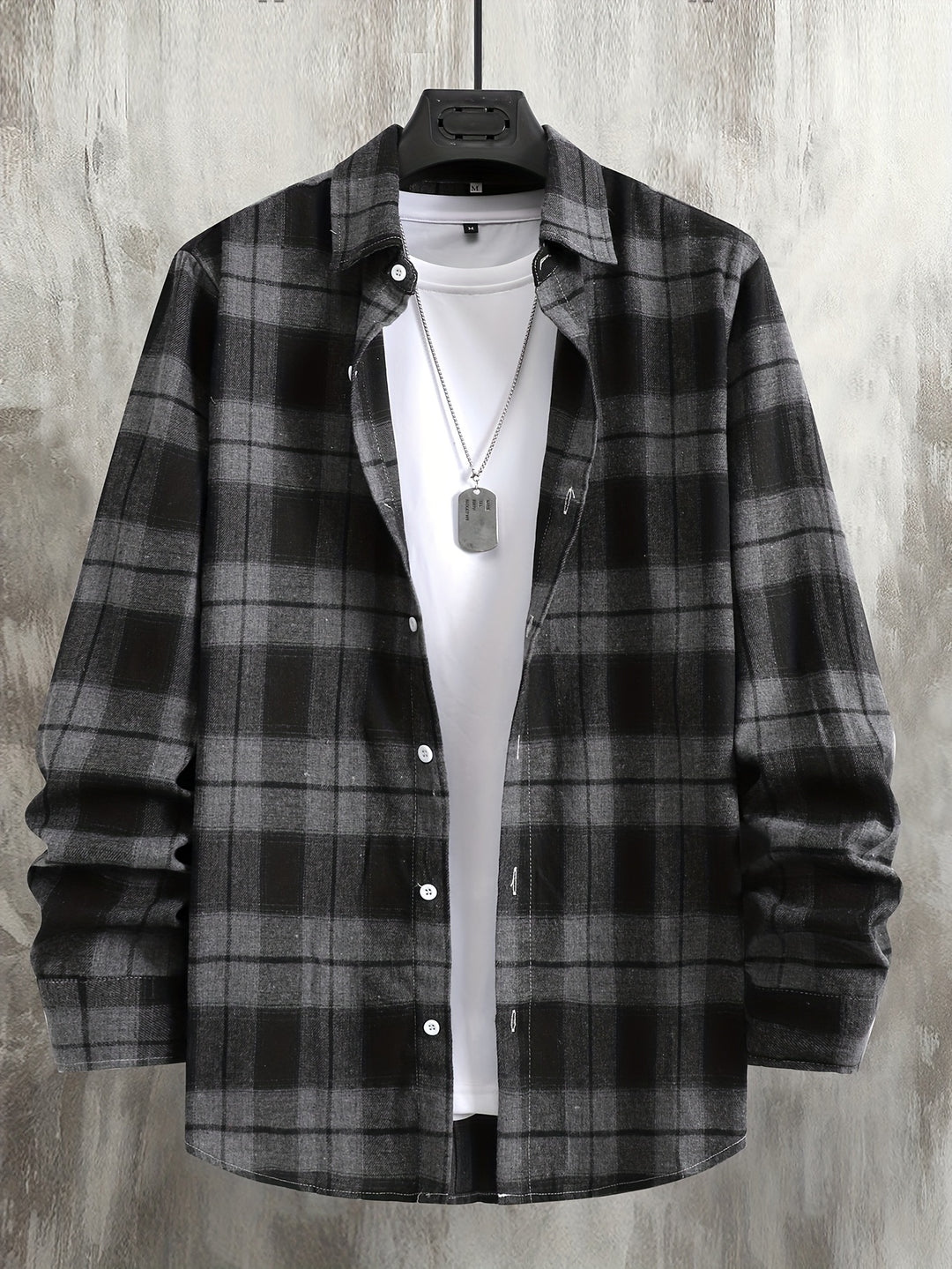 Bowen | Men's Plaid Flannel Long Sleeve Shirt