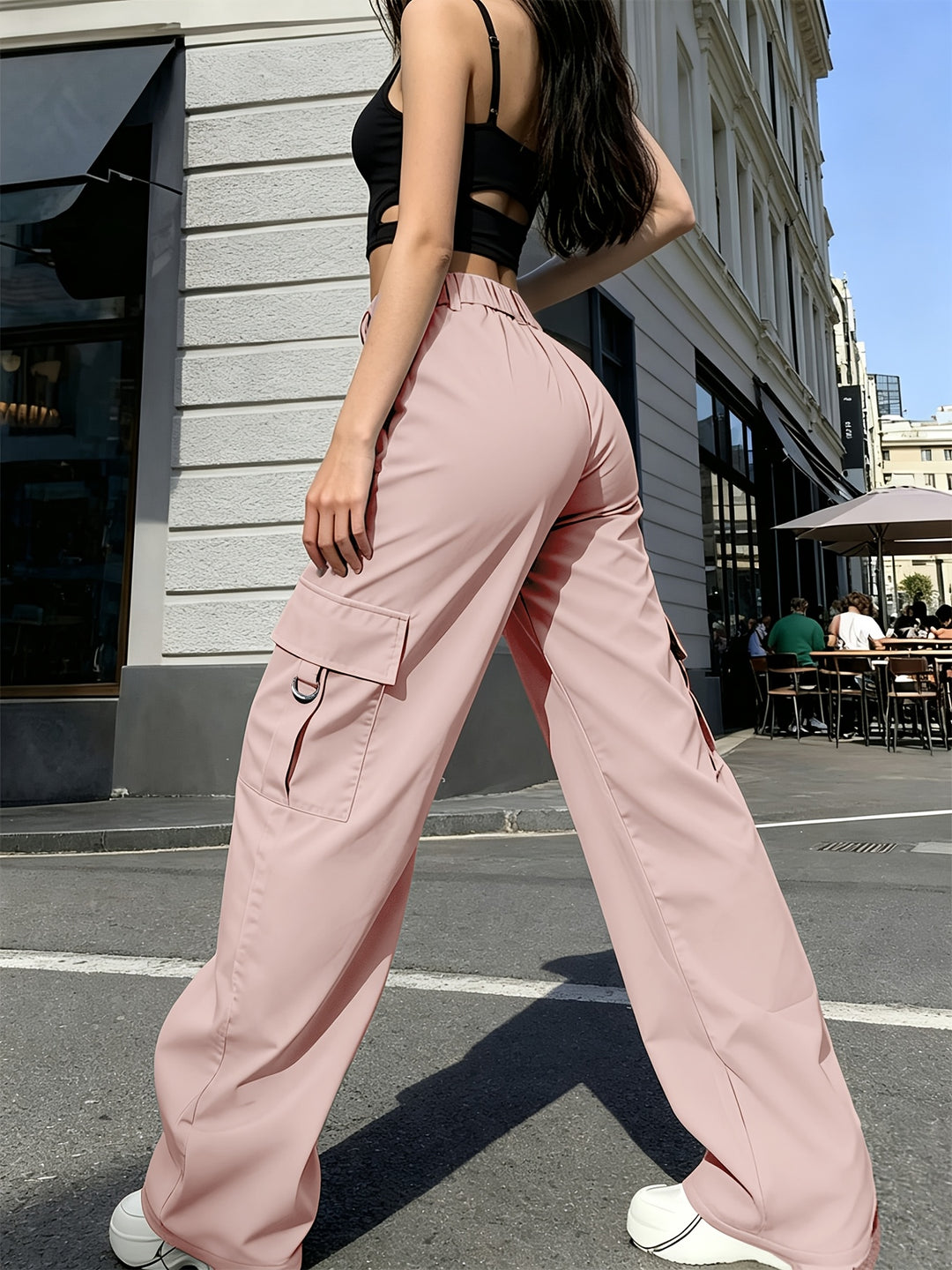 Sabine | High-Waisted Cargo Pants