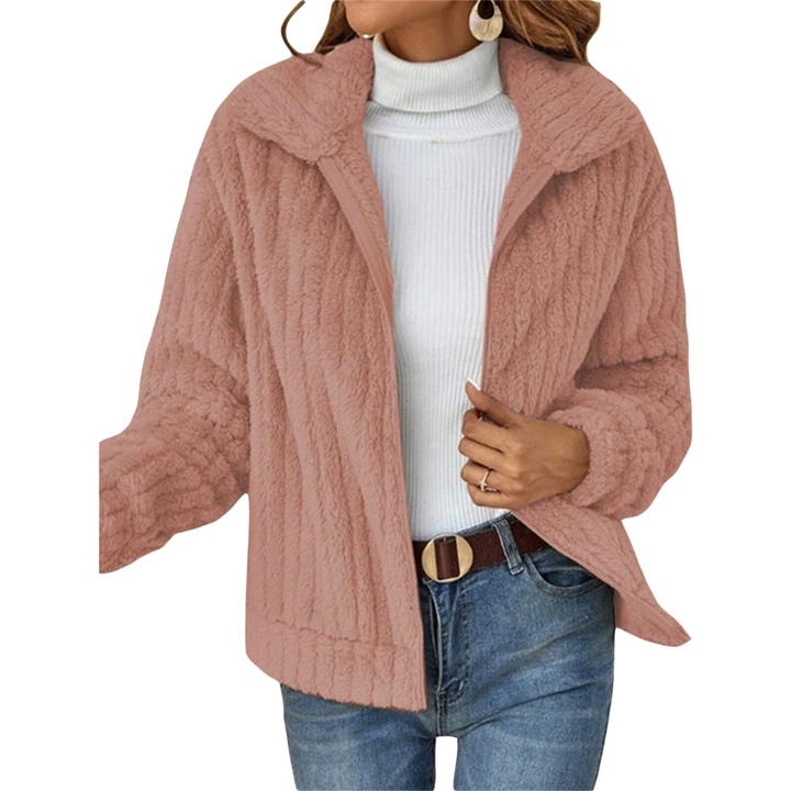 Nancy | Cozy Textured Zip Jacket