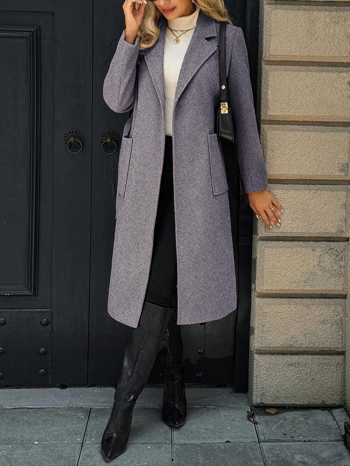 Lydia | Belted Longline Coat