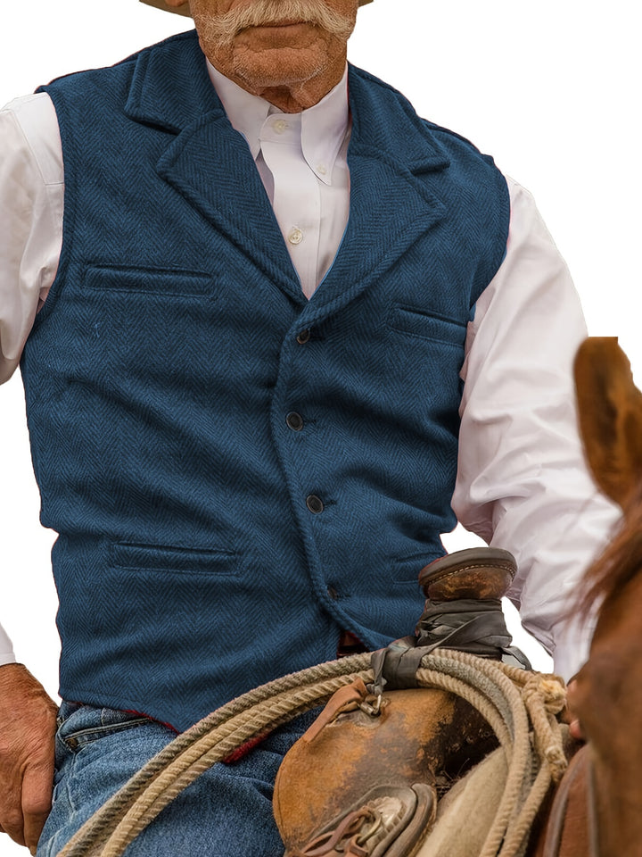 Barnaby | Heritage Herringbone Vest