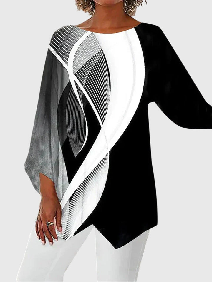 Odette | Shimmer Butterfly Long-Sleeve Top