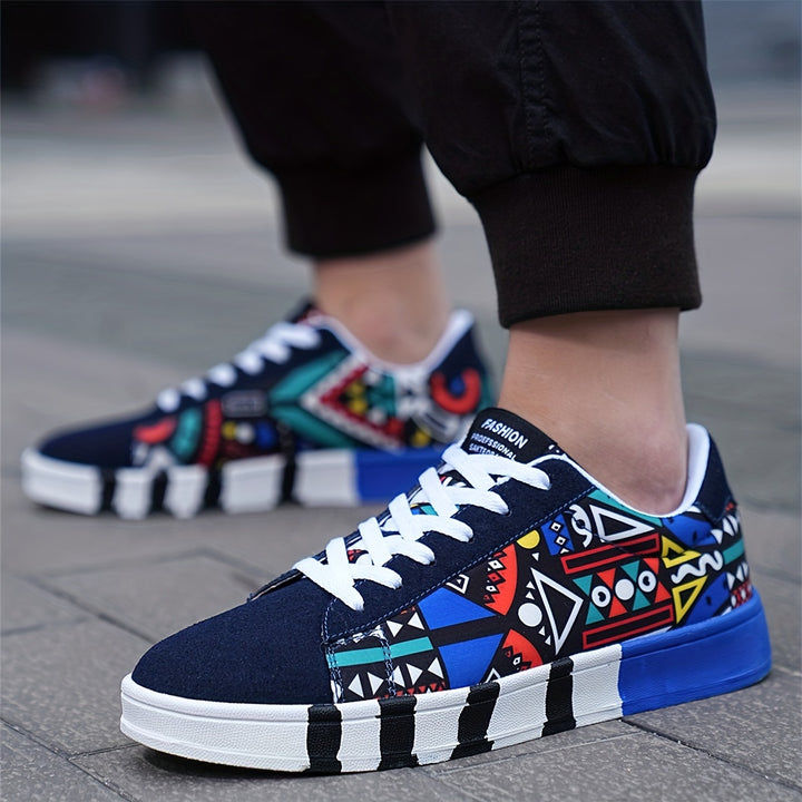 Warren | Christmas Patterned Low-Top Sneakers