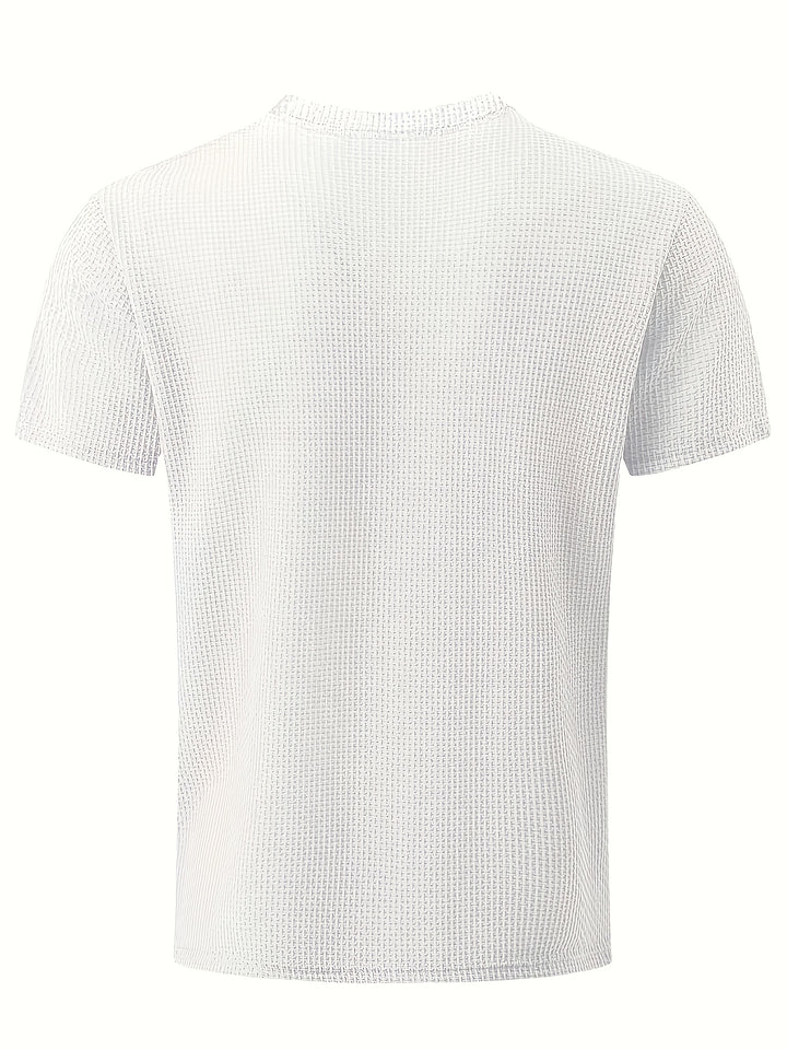 Sterling | Textured Round-Neck T-Shirt