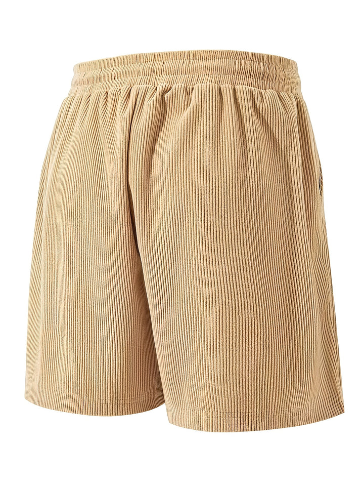 Hendrix | Men's Corduroy Textured Jogger Shorts