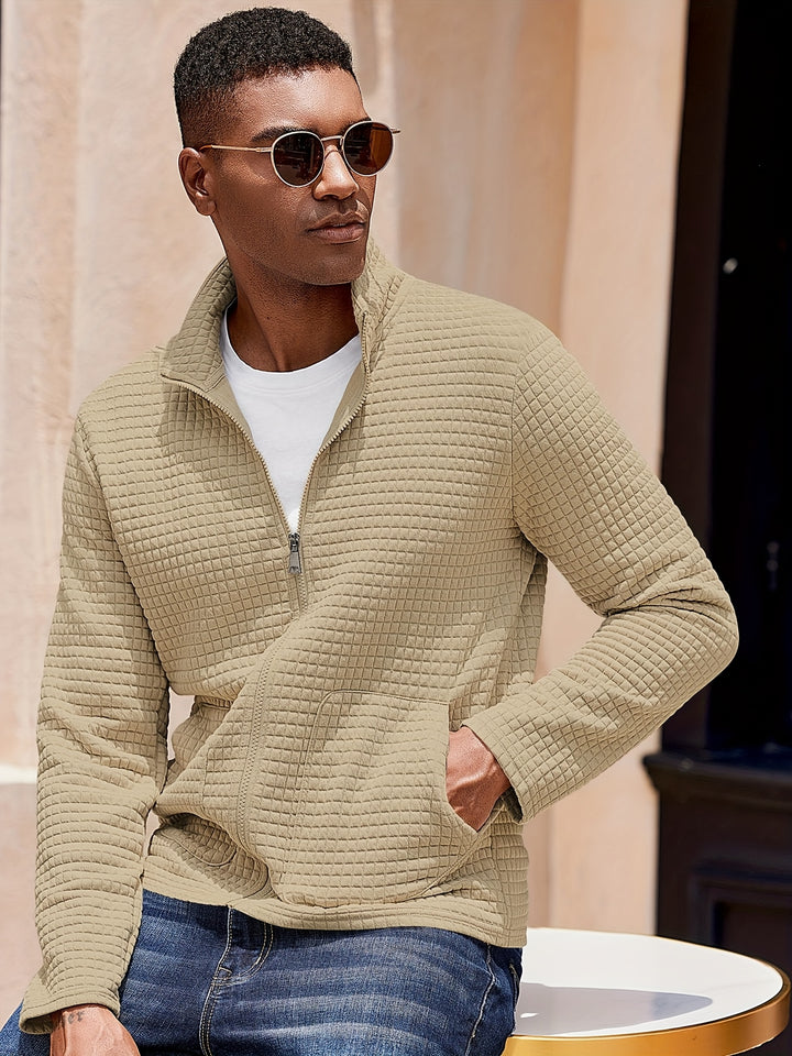 Lawrence | Textured Zip-Up Jacket