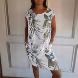 Marnie | Botanical Print Summer Dress