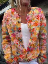 Lorelei | Artful Button-Front Cardigan