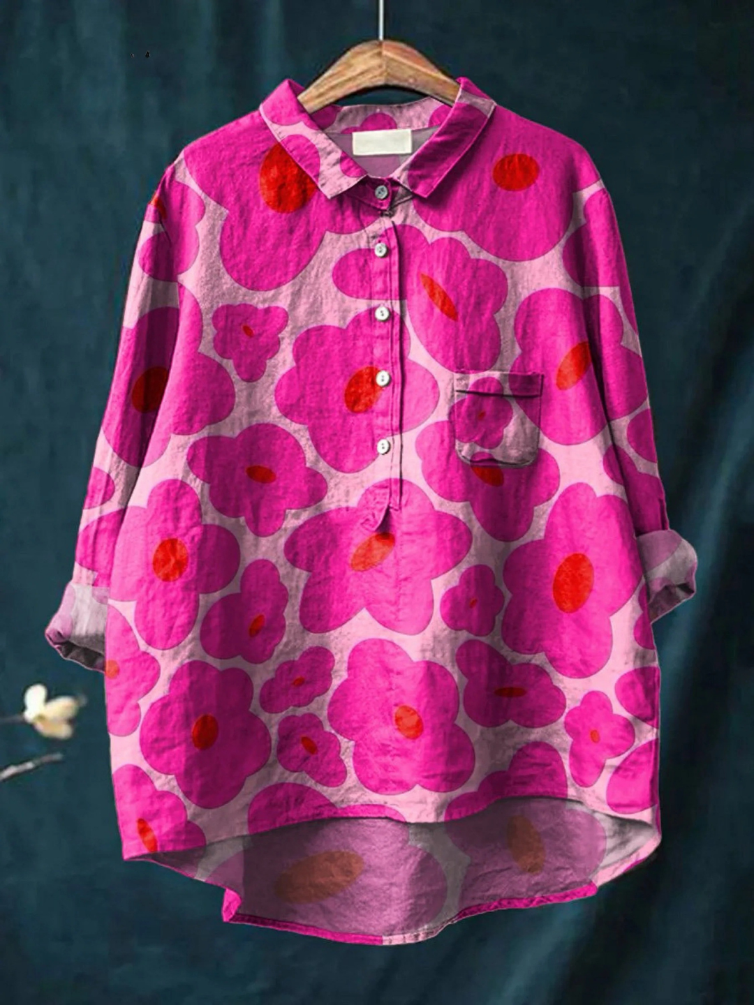 Tessa | Blooming Print Relaxed Shirt