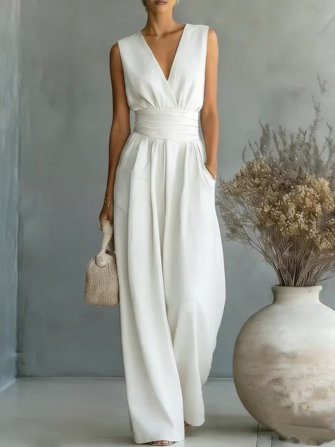 Eleanora | Elegant Wide-Leg Jumpsuit