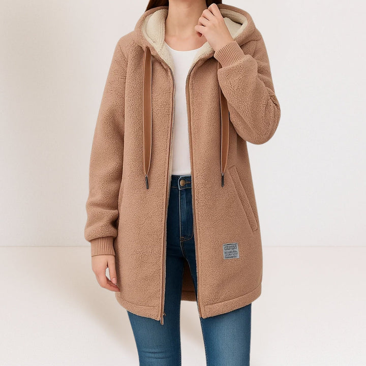 Daphne | Cozy Hooded Zip-Up Jacket