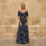 Willa | Draped Off-Shoulder Maxi Dress