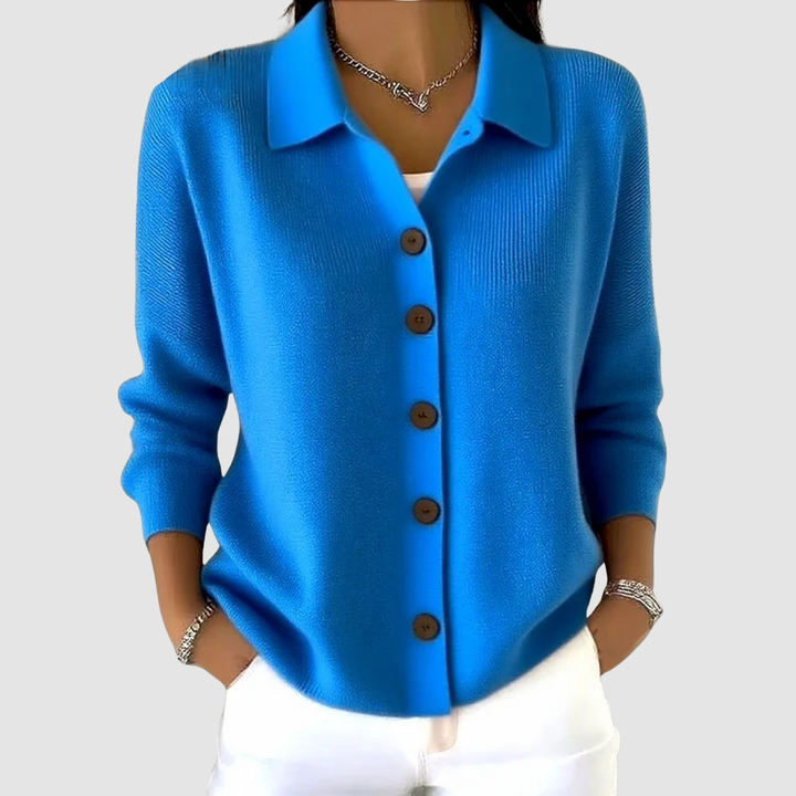 Faith | Button-Up Collared Cardigan