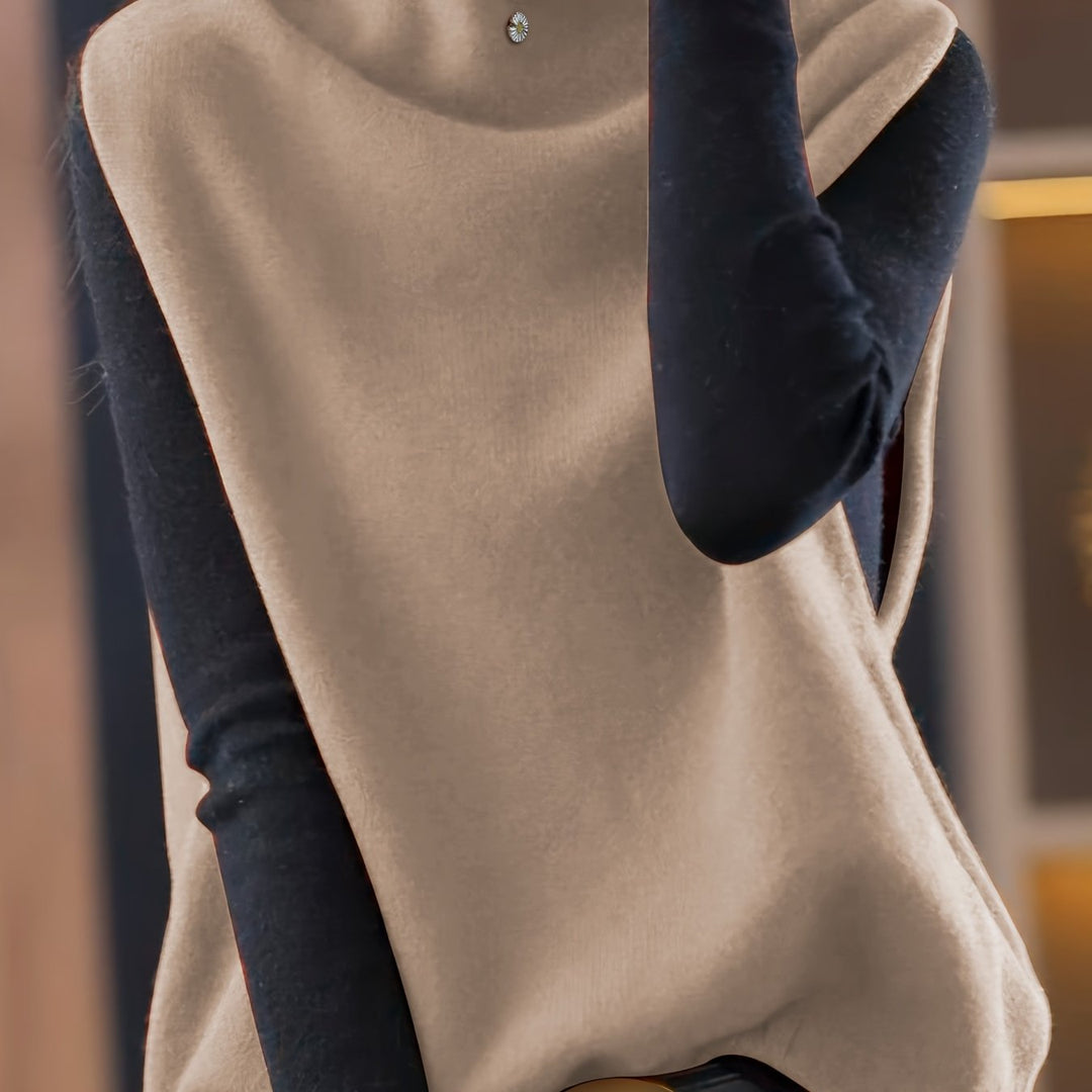 Eleanor | High-Neck Sleeveless Vest