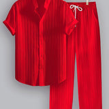 Adrian | Relaxed Textured Two-Piece Set