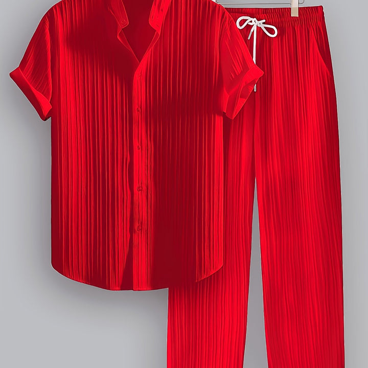 Adrian | Relaxed Textured Two-Piece Set