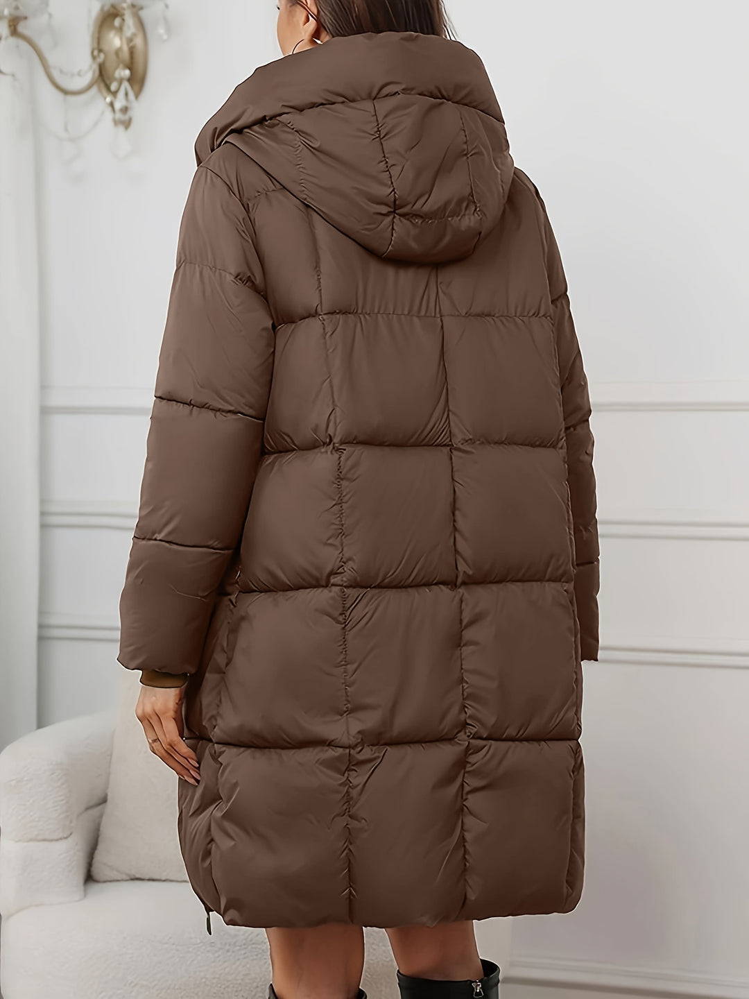 Harriet | Hooded Longline Puffer Coat
