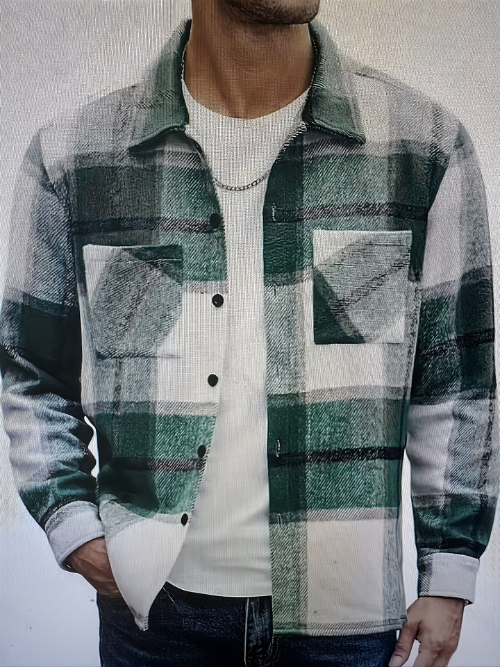 Wyatt | Rugged Checked Shirt Jacket