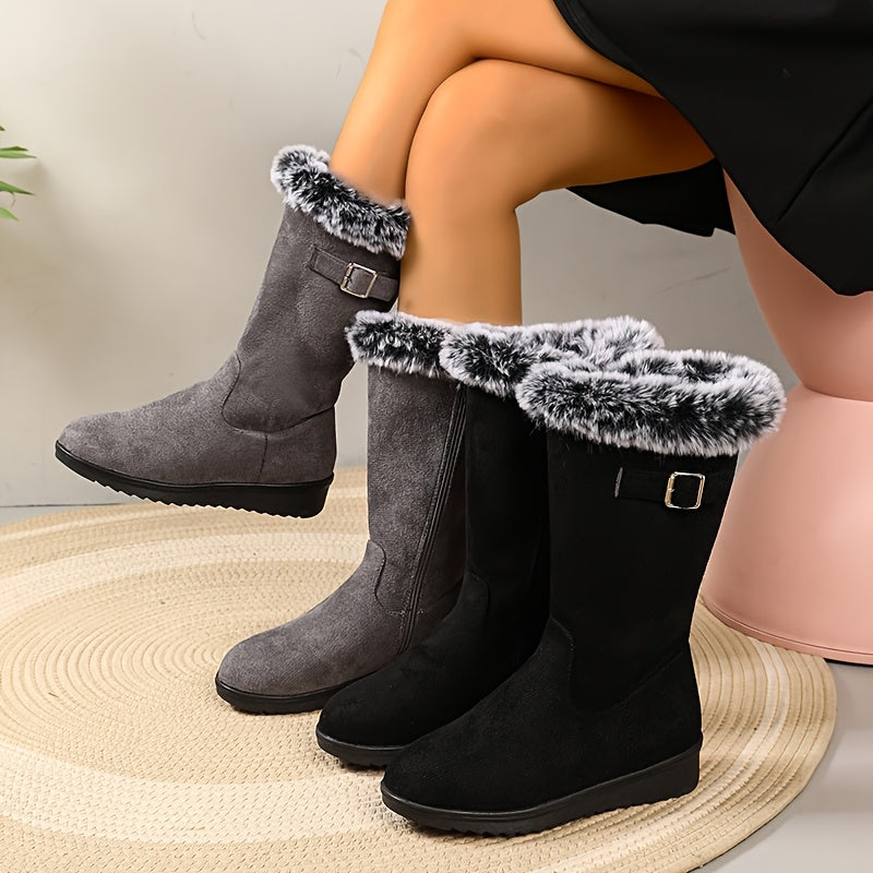 Autumn | Cozy Faux-Fur Tall Boots