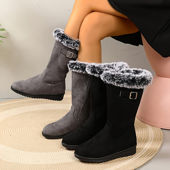 Autumn | Cozy Faux-Fur Tall Boots