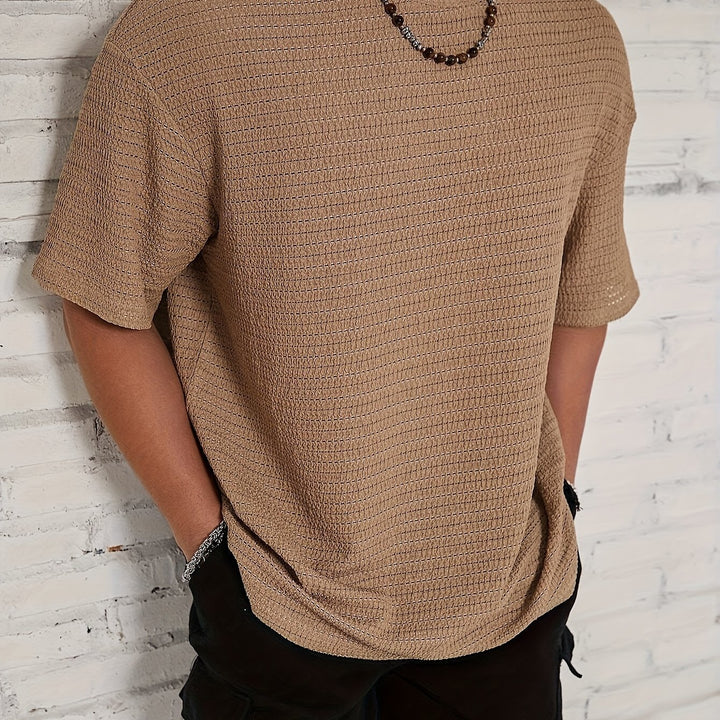 Drew | Men's Casual Crew Neck T-Shirt