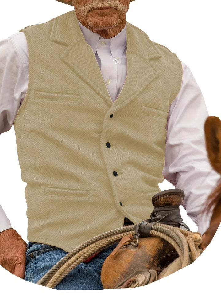 Barnaby | Heritage Herringbone Vest